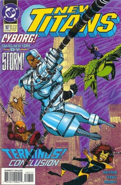 The New Titans Terminus: The Fate Of Cyborg, Hard Drive |  Issue#107 | Year:1994 | Series: Teen Titans | Pub: DC Comics |