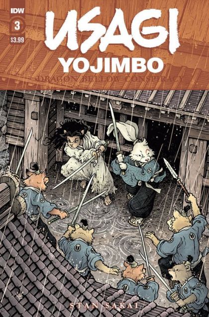 Usagi Yojimbo: Dragon Bellow Conspiracy Downpour |  Issue#3 | Year:2021 | Series:  | Pub: IDW Publishing |