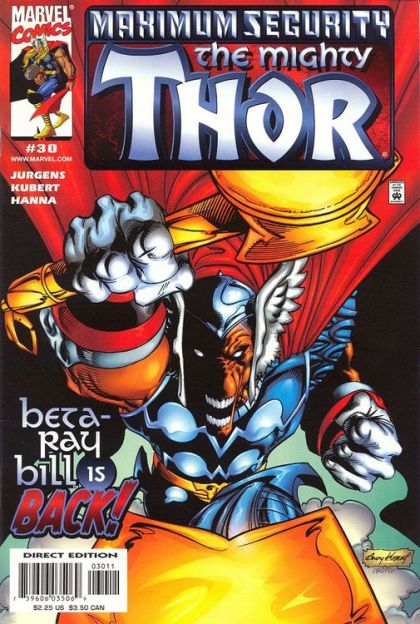 Thor, Vol. 2 Maximum Security - Winter's Edge |  Issue#30A | Year:2000 | Series: Thor | Pub: Marvel Comics | Direct Edition