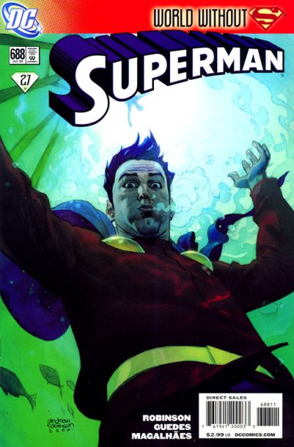 Superman, Vol. 1 World Without Superman - The Fall and Rise of Jonathan Kent |  Issue#688A | Year:2009 | Series: Superman | Pub: DC Comics | Direct Edition