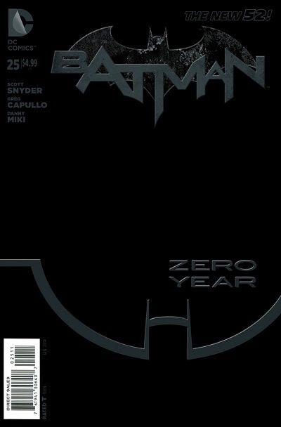 Batman, Vol. 2 Zero Year - Dark City, Part Two / People In The Dark |  Issue#25A | Year:2013 | Series: Batman | Pub: DC Comics | Greg Capullo Regular