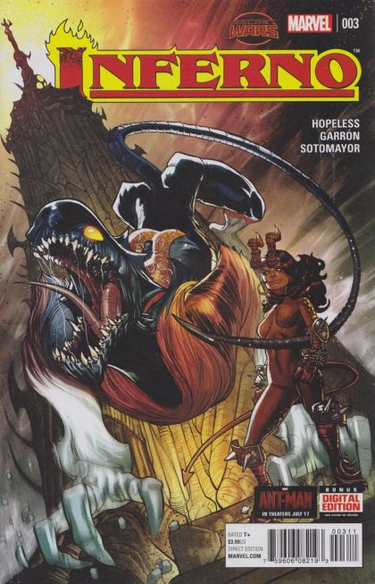 Inferno, Vol. 1 Secret Wars  |  Issue#3A | Year:2015 | Series:  | Pub: Marvel Comics | Javier Garrón Regular