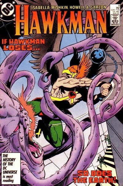 Hawkman, Vol. 2 Shadow War Showdown! |  Issue#9A | Year:1987 | Series: Hawkman | Pub: DC Comics | Direct Edition