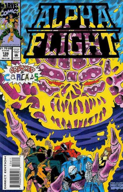 Alpha Flight, Vol. 1 Dead Reckoning! |  Issue#126A | Year:1993 | Series: Alpha Flight | Pub: Marvel Comics |
