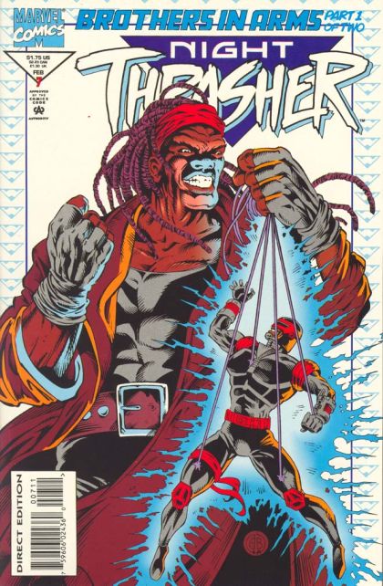 Night Thrasher, Vol. 1 Brothers in Arms, Part One: Stolen Hearts |  Issue#7A | Year:1993 | Series:  | Pub: Marvel Comics | Direct Edition