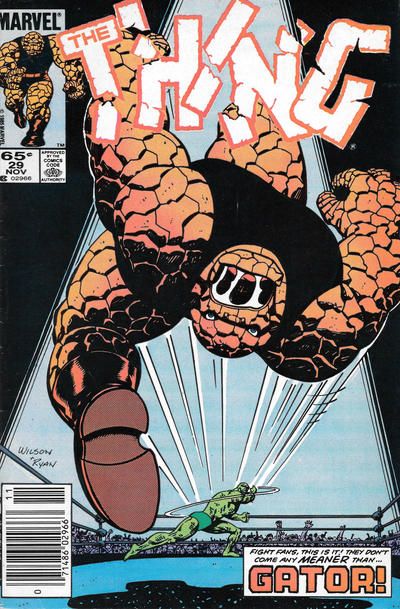 The Thing, Vol. 1 The Thing Vs. Gator |  Issue#29B | Year:1985 | Series: Fantastic Four | Pub: Marvel Comics | Newsstand Edition