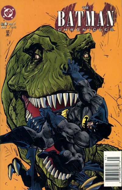 The Batman Chronicles The Prison / Double Jeopardy / Secrets Of The Batcave: Dinosaur Island |  Issue#8B | Year:1997 | Series:  | Pub: DC Comics | Newsstand Edition