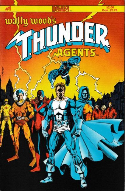 Wally Wood's T.H.U.N.D.E.R. Agents Raven; Menthor: A Change of Mind; Wally Wood's T.H.U.N.D.E.R. Agents |  Issue#1 | Year:1984 | Series: T.H.U.N.D.E.R. Agents | Pub: Deluxe Comics |