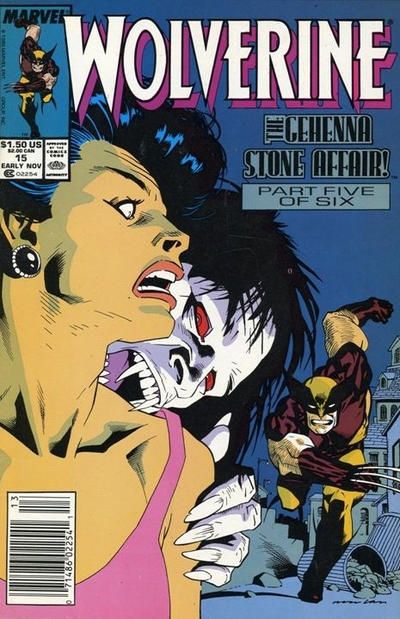 Wolverine, Vol. 2 The Gehenna Stone Affair, Part 5: Homecoming |  Issue#15B | Year:1989 | Series: Wolverine | Pub: Marvel Comics |