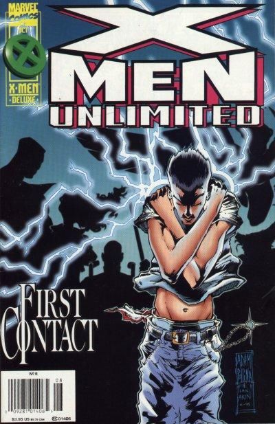 X-Men Unlimited, Vol. 1 First Contact |  Issue#8B | Year:1995 | Series: X-Men | Pub: Marvel Comics | Newsstand Edition