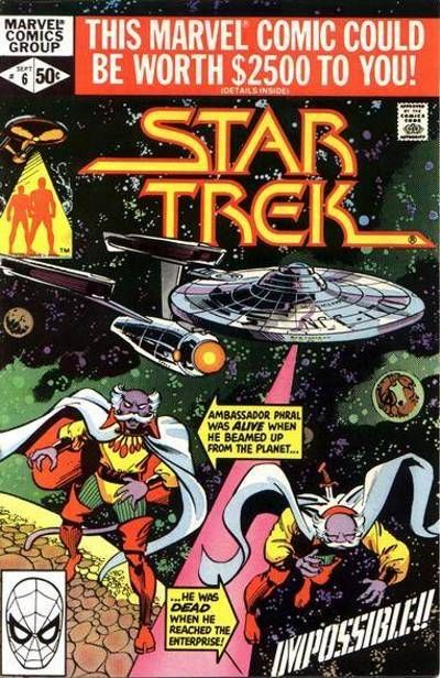 Star Trek (Marvel Comics 1980) The Enterprise Murder Case |  Issue#6A | Year:1980 | Series: Star Trek | Pub: Marvel Comics | Direct Edition