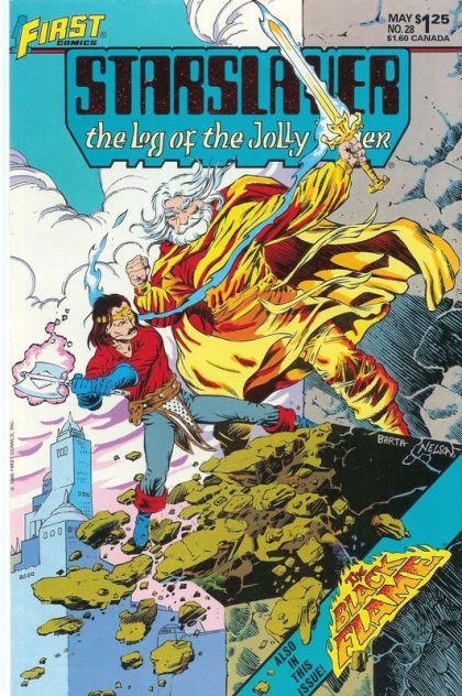 Starslayer, Vol. 1 Avatars; Chapel Perilous |  Issue#28 | Year:1985 | Series: Starslayer | Pub: First Comics |
