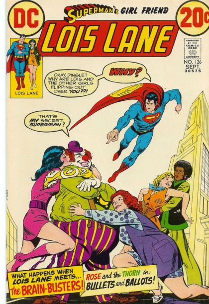 Superman's Girl Friend Lois Lane The Brain Busters |  Issue#126 | Year:1972 | Series: Superman | Pub: DC Comics |