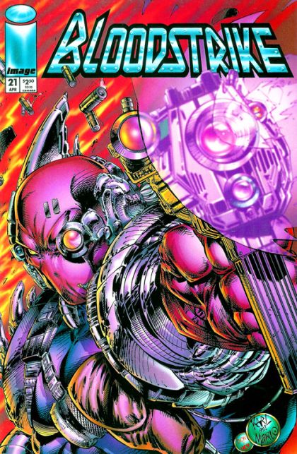Bloodstrike  |  Issue#21 | Year:1995 | Series:  | Pub: Image Comics | Karl Altstaetter Regular Cover