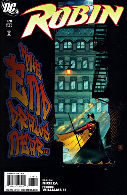 Robin, Vol. 2 Search For A Hero, Life During Wartime |  Issue#178A | Year:2008 | Series: Robin | Pub: DC Comics | Direct Edition