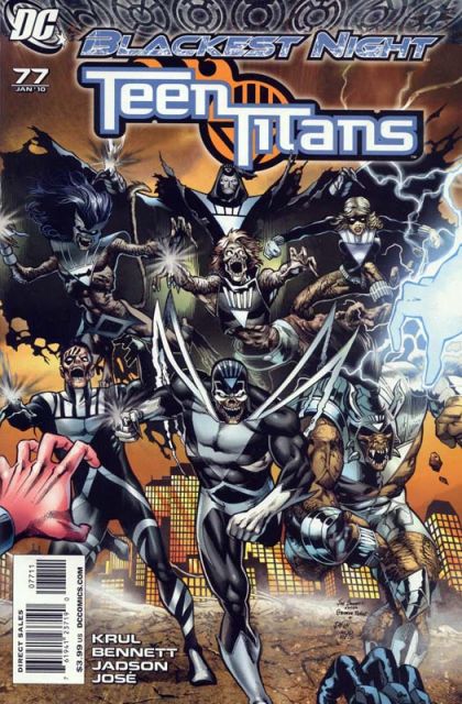 Teen Titans, Vol. 3 Blackest Night - A Family Affair |  Issue#77A | Year:2009 | Series: Teen Titans | Pub: DC Comics |