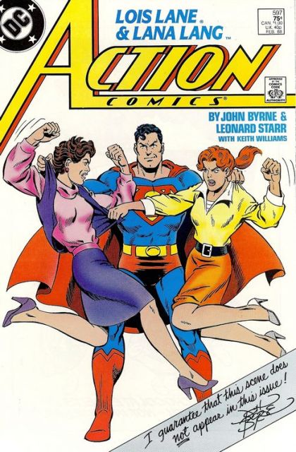 Action Comics, Vol. 1 Visitor |  Issue#597A | Year:1987 | Series:  | Pub: DC Comics | Direct Edition