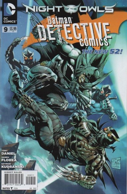 Detective Comics, Vol. 2 Night of the Owls - The Owls Take Arkham / 50/50 |  Issue#9A | Year:2012 | Series: Batman | Pub: DC Comics | Tony S. Daniel Regular
