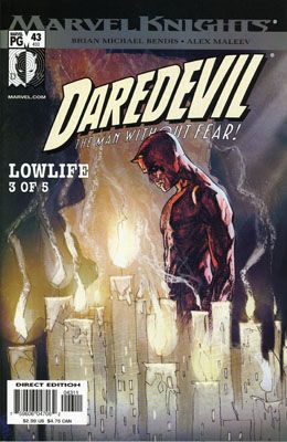 Daredevil, Vol. 2 Lowlife, Part 3 |  Issue#43A | Year:2003 | Series: Daredevil | Pub: Marvel Comics | Direct Edition