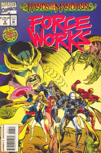 Force Works Hands of the Mandarin - Part 1: Good Bye Hong Kong |  Issue#6A | Year:1994 | Series: Force Works | Pub: Marvel Comics | Direct Edition