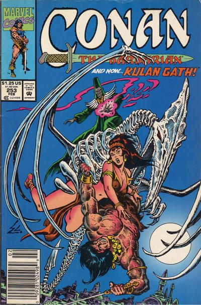 Conan the Barbarian, Vol. 1 The Second Coming of Shuma-Gorath, Part II |  Issue#253B | Year:1992 | Series: Conan | Pub: Marvel Comics | Newsstand Edition