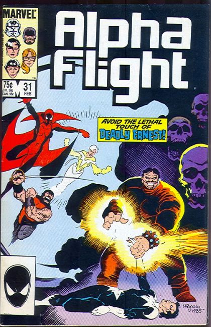 Alpha Flight, Vol. 1 The Grateful Dead! |  Issue#31A | Year:1986 | Series: Alpha Flight | Pub: Marvel Comics |