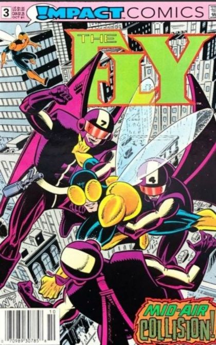 The Fly (Impact Comics) Metal Heads |  Issue#3B | Year:1991 | Series:  | Pub: DC Comics | Newsstand Edition