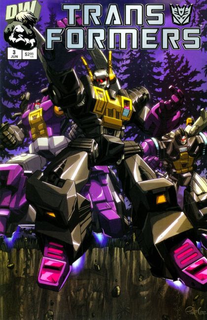 Transformers Generation 1, Vol. 1 Part 3 |  Issue#3B | Year:2002 | Series: Transformers | Pub: Dreamwave Productions | Decepticon