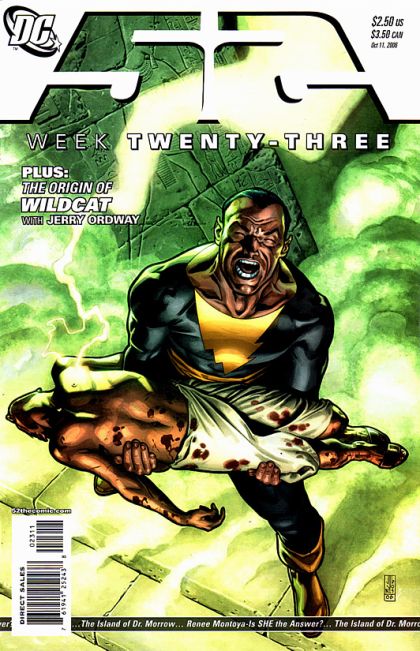 52 52 - The Island of Professor Morrow / The Origin of Wildcat |  Issue#23A | Year:2006 | Series:  | Pub: DC Comics | Direct Edition