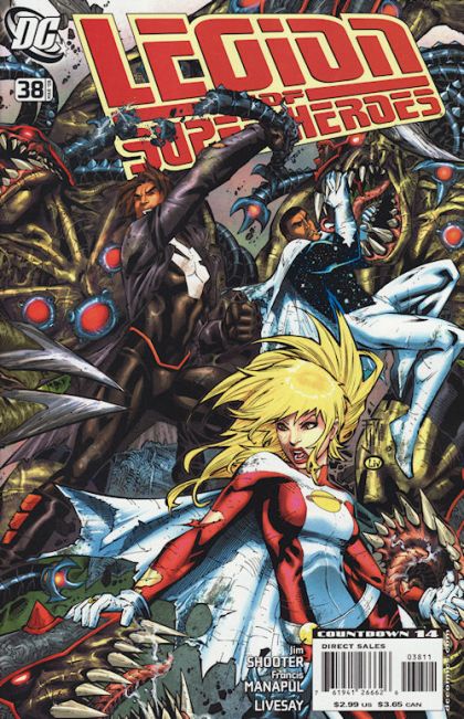 Legion of Super-Heroes, Vol. 5 Evil Adventus, Part 2: Cataclysm |  Issue#38 | Year:2008 | Series: Legion of Super-Heroes | Pub: DC Comics |