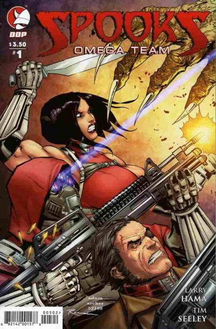 Spooks: Omega Team Her |  Issue#1B | Year:2008 | Series:  | Pub: Devil's Due Publishing | Archer Cover