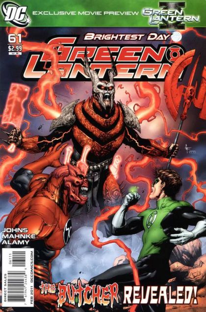 Green Lantern, Vol. 4 Brightest Day - Seeing Red |  Issue#61A | Year:2010 | Series: Green Lantern | Pub: DC Comics | Gary Frank Regular