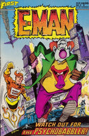 E-Man, Vol. 2 (First Comics) Getting Void / Omaha the Cat Dancer Feeds the Needy |  Issue