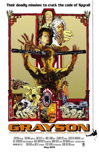 Grayson Cross My Heart And Hope To Die |  Issue#8B | Year:2015 | Series:  | Pub: DC Comics | Movie Poster Variant Cover
