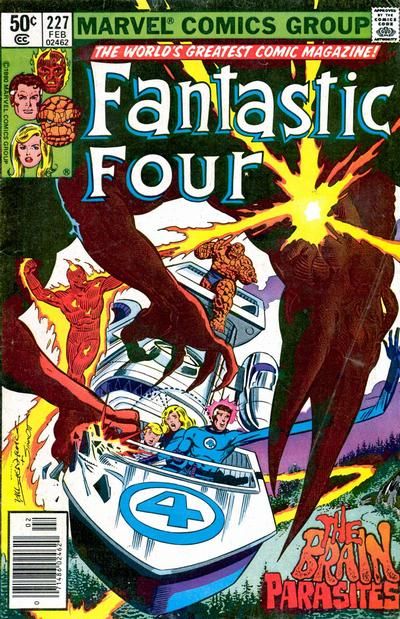 Fantastic Four, Vol. 1 The Brain Parasites! |  Issue#227B | Year:1980 | Series: Fantastic Four | Pub: Marvel Comics | Newsstand Edition