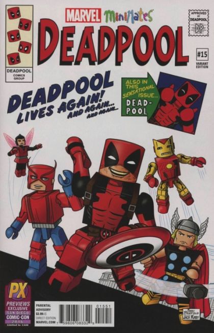 Deadpool, Vol. 5 Civil War II  |  Issue#15E | Year:2016 | Series: Deadpool | Pub: Marvel Comics | Previews Exclusive San Diego Comic-Con 2016 Variant Cover