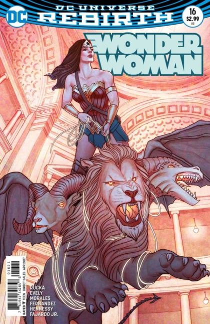 Wonder Woman, Vol. 5 Godwatch, Part 1 |  Issue#16B | Year:2017 | Series: Wonder Woman | Pub: DC Comics | Jenny Frison Variant