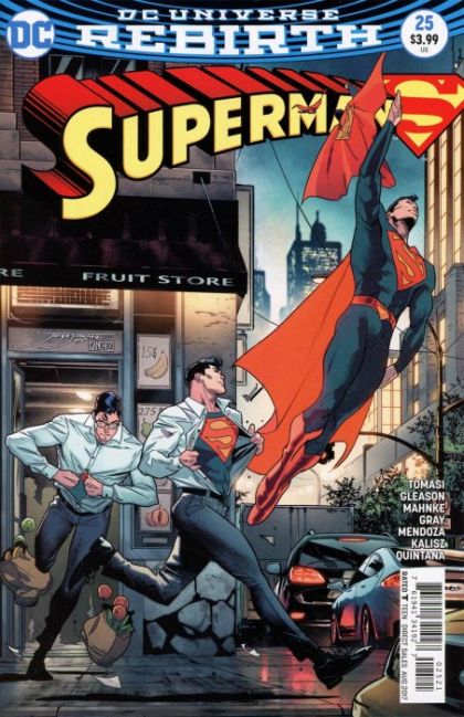 Superman, Vol. 4 Black Dawn, Chapter 6: Fade to Black |  Issue#25B | Year:2017 | Series: Superman | Pub: DC Comics | Jorge Jimenez Variant
