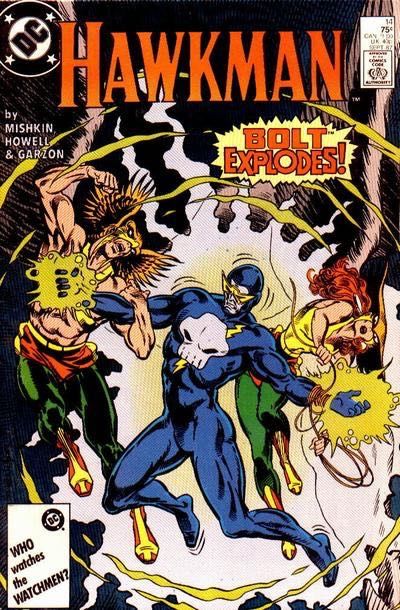 Hawkman, Vol. 2 Like A Bolt From the Blue! |  Issue#14A | Year:1987 | Series: Hawkman | Pub: DC Comics |