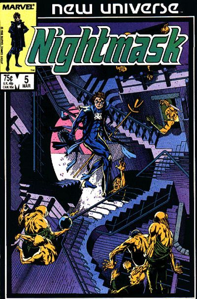 Nightmask "Dream Kill" |  Issue#5A | Year:1987 | Series: New Universe | Pub: Marvel Comics | Direct Edition