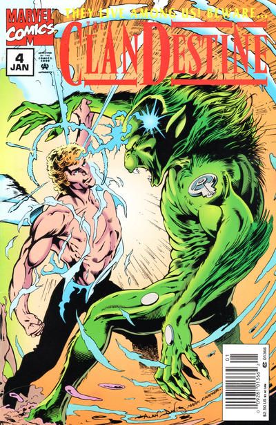 The Clandestine, Vol. 1 Family Reunion, Part 4: Wait Till Your Father Gets Home |  Issue#4B | Year:1995 | Series:  | Pub: Marvel Comics | Newsstand Edition