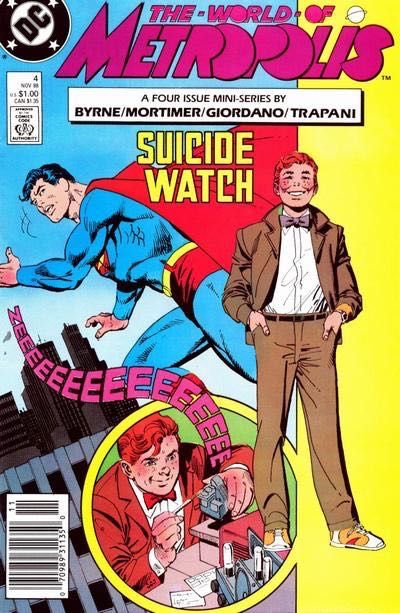 World of Metropolis Friends in Need |  Issue#4B | Year:1988 | Series: Superman | Pub: DC Comics | Newsstand Edition