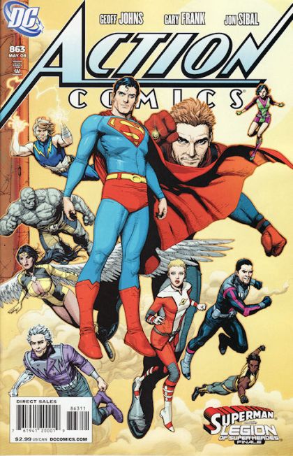 Action Comics, Vol. 1 Superman And The Legion Of Super-Heroes, Finale: Sun Rise |  Issue#863A | Year:2008 | Series:  | Pub: DC Comics | Direct Edition
