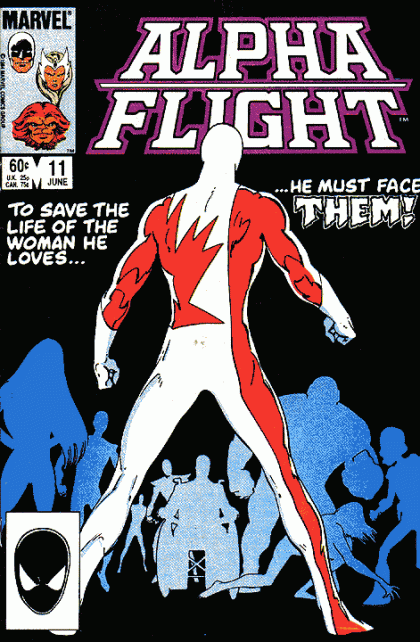 Alpha Flight, Vol. 1 Set-Up |  Issue#11A | Year:1984 | Series: Alpha Flight | Pub: Marvel Comics | Direct Edition