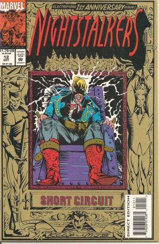 Nightstalkers Short Circuit, Part 1 |  Issue#12 | Year:1993 | Series: Midnight Sons | Pub: Marvel Comics |