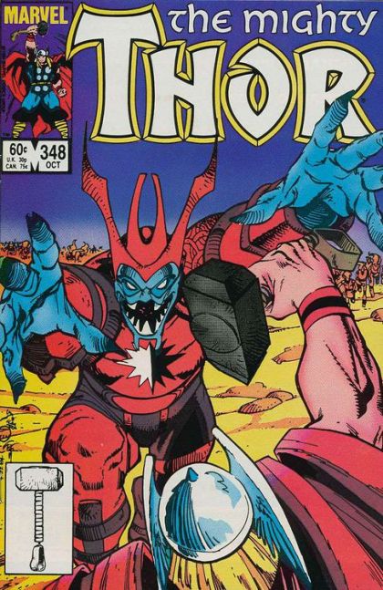 Thor, Vol. 1 The Dark and the Light |  Issue#348A | Year:1984 | Series: Thor | Pub: Marvel Comics | Direct Edition