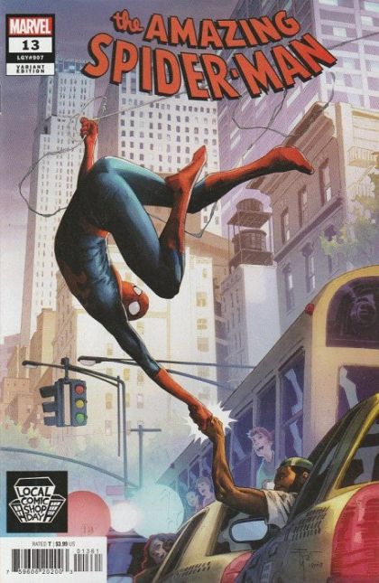 The Amazing Spider-Man, Vol. 6  |  Issue#13F | Year:2022 | Series: Spider-Man | Pub: Marvel Comics | Francesco Mobili LCSD 2022 Variant