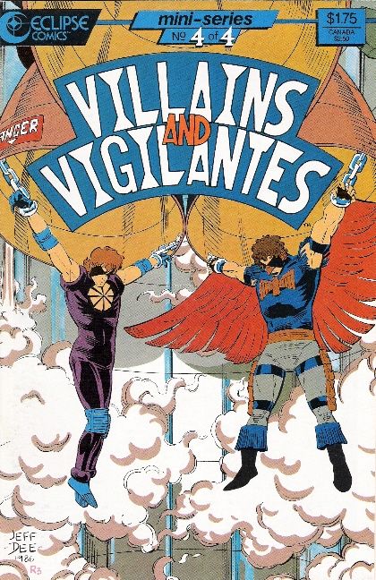 Villains and Vigilantes Fight or Flight |  Issue#4 | Year:1987 | Series:  | Pub: Eclipse Comics |
