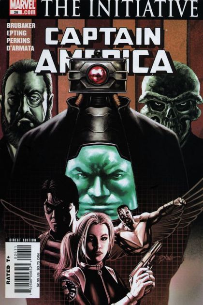 Captain America, Vol. 5 The Initiative - The Death of the Dream, Part Two |  Issue#26A | Year:2007 | Series: Captain America | Pub: Marvel Comics | Steve Epting Regular