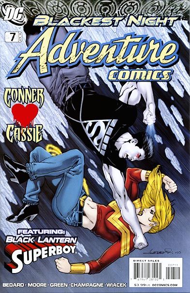 Adventure Comics, Vol. 3 Blackest Night - What Did Black Lantern Superboy Do? |  Issue#7(510)-A | Year:2010 | Series:  | Pub: DC Comics | Francis Manapul Regular Cover